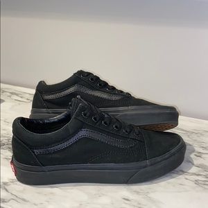 New all black vans